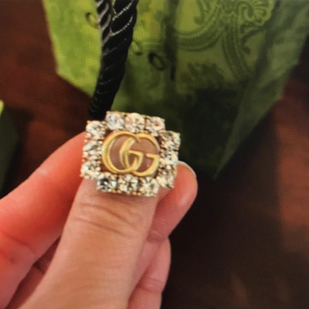 Authentic Gucci GG ring